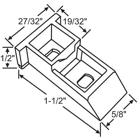 Strybuc Balance Top Sash Guide 900-10122
